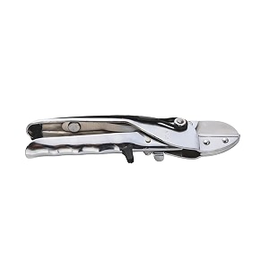 tata agrico garden tools roll cut type pruning secateur with chrome finish- garden tools for home and garden use flower cutter  gts012silver