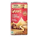 Tata Coffee Grand Ready To Drink Cold Coffee, Swiss Caramel, Rich & Creamy, Flavoured Milk, 180 ml Can