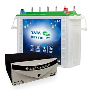 tata green inverter amp battery combo switch on pure sine wave 1450va12v inverter intt180072 150ah tall tubular inverter battery for home and office