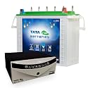Tata Green Inverter & Battery Combo (Switch ON Pure Sine Wave 1450VA/12V Inverter INTT180072 150AH Tall Tubular Inverter Battery) for Home and Office