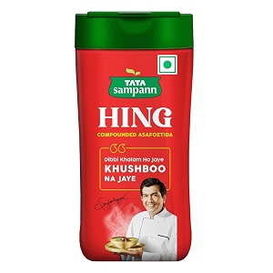 tata sampann hing compounded asafoetida bandhani hing 100g recommended by chef sanjeev kapoor strong flavour amp aroma