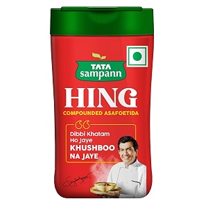 tata sampann hing compounded asafoetida bandhani hing 50g recommended by chef sanjeev kapoor strong flavour amp aroma