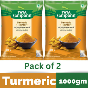 tata sampann turmeric powder with natural oils 2 x 500 g