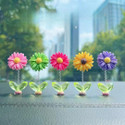 TATSAM Mini Shaking Sunflower Car Dashboard Decor