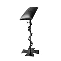 Tattoo Gizmo Tripod Stand Armrest, Professional Tattoo Armrest Adjustable Height and Tilt Tattoo Equipment, Arm Leg Bar Rest Bracket With Sponge Durable Tattoo Tool, Metal+PU Leather Chrome, Black)