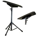 Tattoo Gizmo Tripod Stand Armrest, Professional Tattoo Armrest Adjustable Height and Tilt Tattoo Equipment, Arm Leg Bar Rest Bracket With Sponge Durable Tattoo Tool, Metal+PU Leatherl (Large, Black)