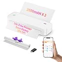 wbk Portable Printer,Portable Printers Wireless for Travel,Thermal-Bluetooth-Wireless-Printer Compatible with Android,iOS,Inkless-Small-Printer Support 8.5" X 11"US Letter/Legal,A4/A5 Thermal Paper