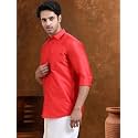 Tattva Men Silk Blend Ethnic Shirt 