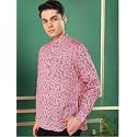 Tattva Pink Tribal Printed Short Kurta
