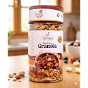 Tattvana Granola 400g | No Refined Sugar | High Fiber | Protein Rich Healthy Breakfast Cereal with Nuts Seeds & Dry Fruits | Natural Energy Booster | Weight Management Superfood