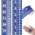 Tatuo 1 Pc Height Growth Chart for Wall Ruler Tape Adhesive for Home,Blue