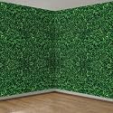Tatuo 12 Pcs 9 x 4.5 Ft Green Leaves Photography Backdrop Grass Tablecloth