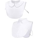 Tatuo 2 Pcs Dickey Collar for Women Detachable Fake
