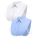 Tatuo 2 Pcs Dickey Collar for Women Detachable Fake