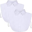 Tatuo 2 Pcs Dickey Collar for Women Detachable Fake