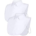 Tatuo 2 Pcs Dickey Collar for Women Detachable Fake