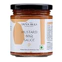 Tatva Hills Mustard BBQ Sauce - Sweet Spicy Tangy Flavour, No Preservatives, All Natural | Perfect for Grilling, Marinade, Dip, Sandwich Spread | Gourmet Barbeque Condiment | 180g