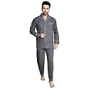 Men39s Cotton Solid Night Suit