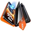 TAURI 2 Pack for iPhone 14 Privacy Screen Protector, 1-Step Install