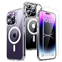 TAURI for iPhone 14 Pro Max Case, Compatible with MagSafe, Clear