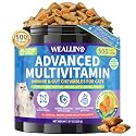 Taurine for Cats, Cat Vitamins & Multivitamin Treats, 500 Ct, Heart Support