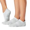 TAVI Savvy Pilates Socks with Grips for Women, Multi-pack