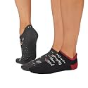 TAVI Savvy Pilates Socks with Grips for Women, Multi-pack