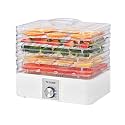 Tayama 5-Tray Stackable Clear Food Dehydrator