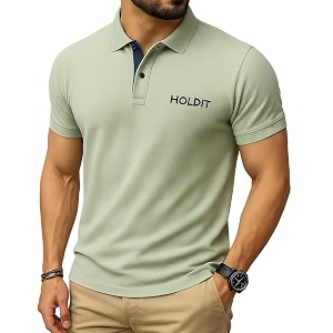 TAZO Mens Cotton Polo Neck Half Sleeve