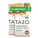 TAZO Organic Chai Latte Concentrate 32 oz Carton 2-Pack USDA Organic Black Tea with Cinnamon Cardamom Ginger and Black Pepper Spices for Hot or Iced Chai Tea Lattes