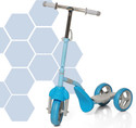 Tazomi Kids 2 in 1 Transformer Scooter & Balance Trike Kids Road Runner Scooter, 4 Level Handlebar, Break & LED Light Wheel Scooter Tricycle (Gold)