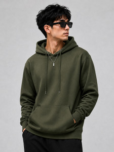 TB Blue Full Sleeve Solid Men Sweatshirt