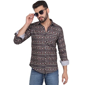 TB Trybuy.in Nomadic Mens Printed Full Sleeve