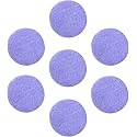 tBesme 100 PCS Adhesive Felt Circles,1.5 inch Self-Adhesive Felt Sticker for Party DIY Craft Projects,Sewing Handcraft Finishing (Purple)