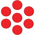 tBesme 100 PCS Adhesive Felt Circles,1.5 inch Self-Adhesive Felt Sticker for Party DIY Craft Projects,Sewing Handcraft Finishing (Red)