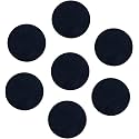 tBesme 100 PCS Adhesive Felt Circles,1.5 inch Self-Adhesive Felt Sticker for Party DIY Craft Projects,Sewing Handcraft Finishing (Black)