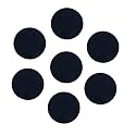 tBesme Black Adhesive Felt Circles; Adhesive Black Felt Circles for DIY and Sewing Handcraft, 1 Inch, Pack of 100