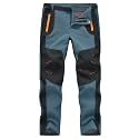 TBMPOY Men's Snow Ski Hiking Pants Waterproof Winter Fleece Lined Pants Camping Skiing Ice Fishing Pants with Belt