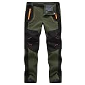 TBMPOY Men's Snow Ski Hiking Pants Waterproof Winter Fleece Lined Pants Camping Skiing Ice Fishing Pants with Belt