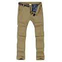 TBMPOY Men's Snow Ski Hiking Pants Waterproof Winter Fleece Lined Pants Camping Skiing Ice Fishing Pants with Belt