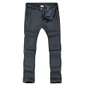 TBMPOY Men's Snow Ski Hiking Pants Waterproof Winter Fleece Lined Pants Camping Skiing Ice Fishing Pants with Belt
