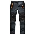 TBMPOY Men's Snow Ski Hiking Pants Waterproof Winter Fleece Lined Pants Camping Skiing Ice Fishing Pants with Belt