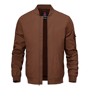 TBMPOY Mens Windproof Bomber Jackets Lightweight Track