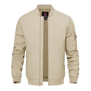 TBMPOY Mens Windproof Bomber Jackets Lightweight Track