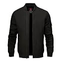 TBMPOY Men's Windproof Bomber Jackets Lightweight Track Jackets Windbreaker Outdoor Golf Fashion Coat