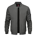 TBMPOY Men39s Windproof Bomber Jackets Lightweight Track