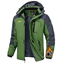 TBMPOY Men's Winter Jackets Skiing Waterproof Snow Thick Fleece Lined Hooded Utility Cold Weather Warm Outdoor Ice Work
