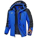 TBMPOY Men's Winter Jackets Skiing Waterproof Snow Thick Fleece Lined Hooded Utility Cold Weather Warm Outdoor Ice Work