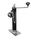 TCE ATR39003U-1 Torin Weld on Pipe Mount Swivel Trailer Jack: 2000 LBs Capacity, Black
