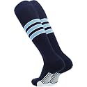 TCK Dugout Striped Baseball Socks &amp; Softball Socks for Kids and Adults